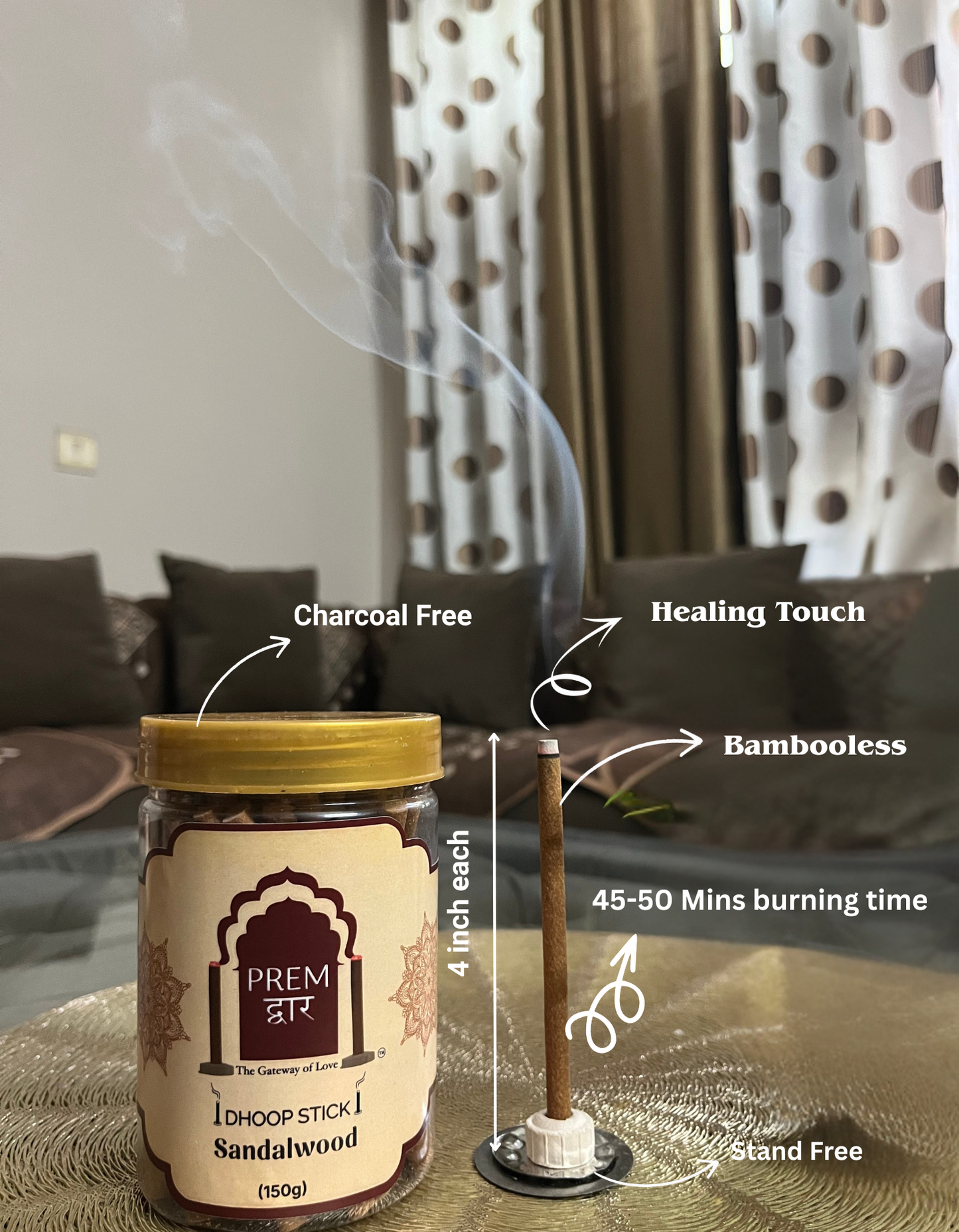 SANDALWOOD DHOOP STICKS