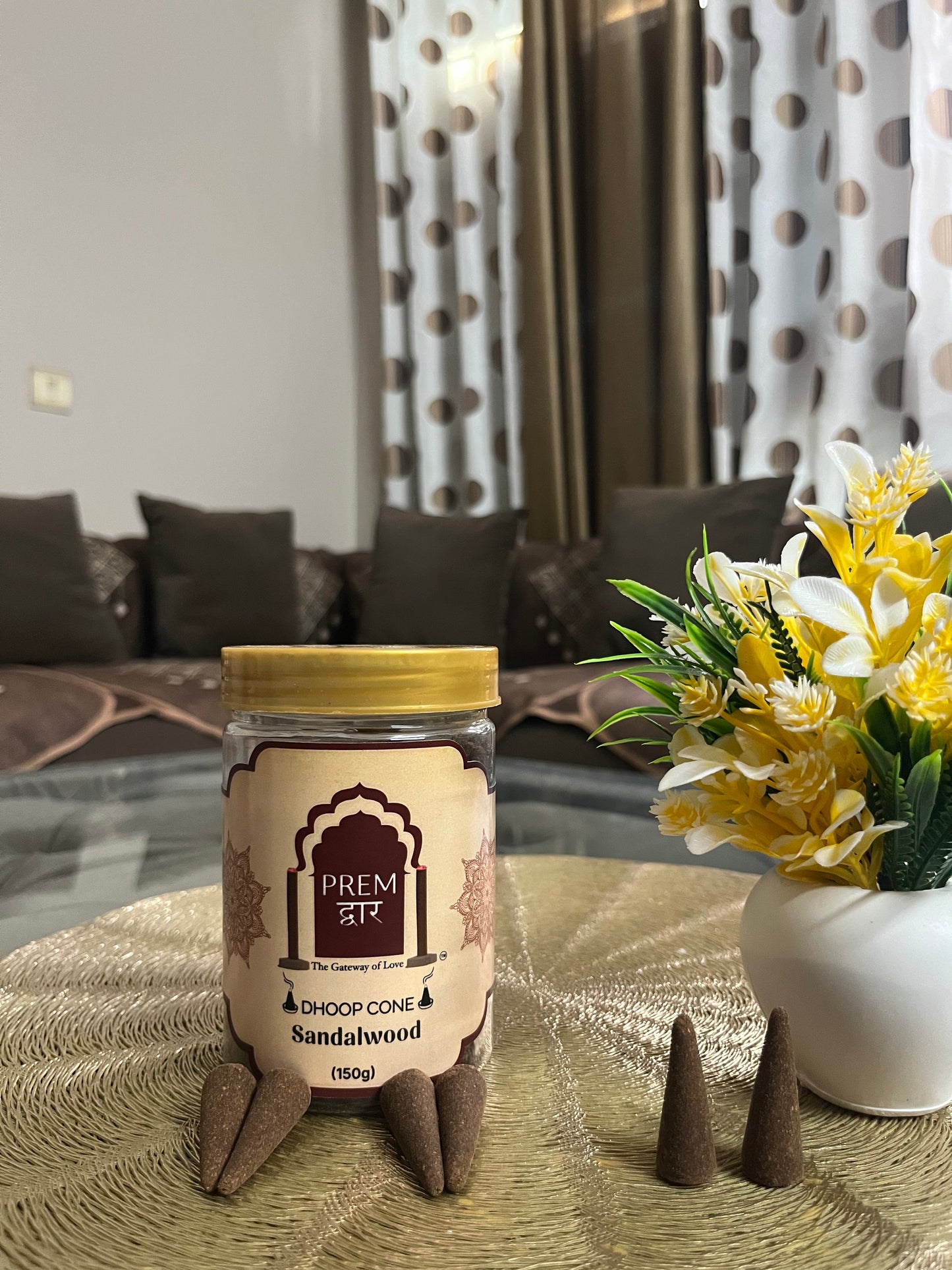 SANDALWOOD DHOOP CONES