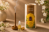 Musk Premium Dhoop Sticks + Jasmine Ittar Bottle | Pack of 50