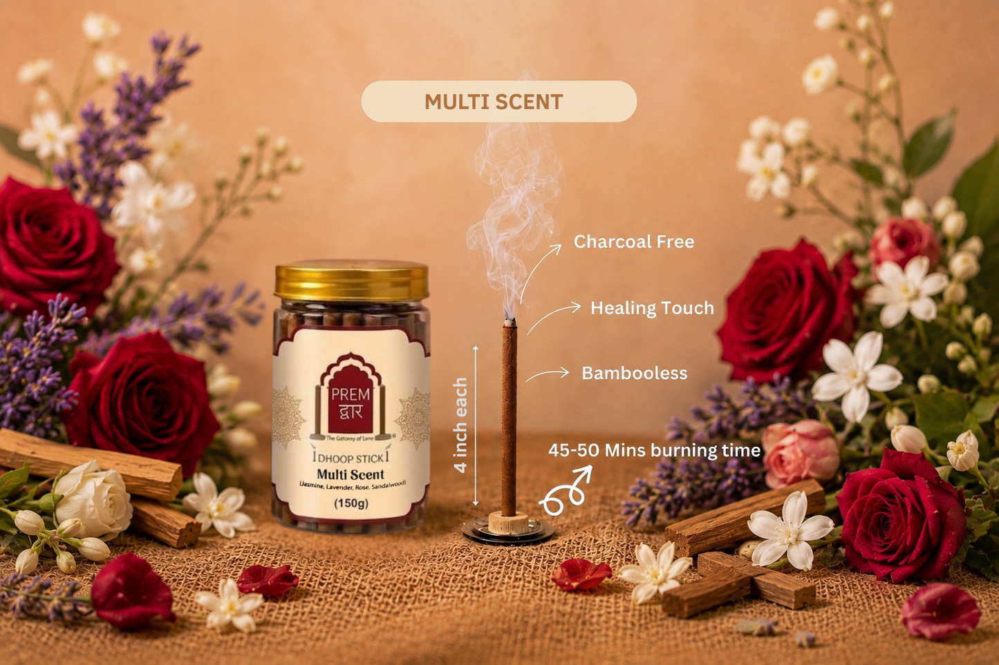 MULTI-SCENT DHOOP STICKS