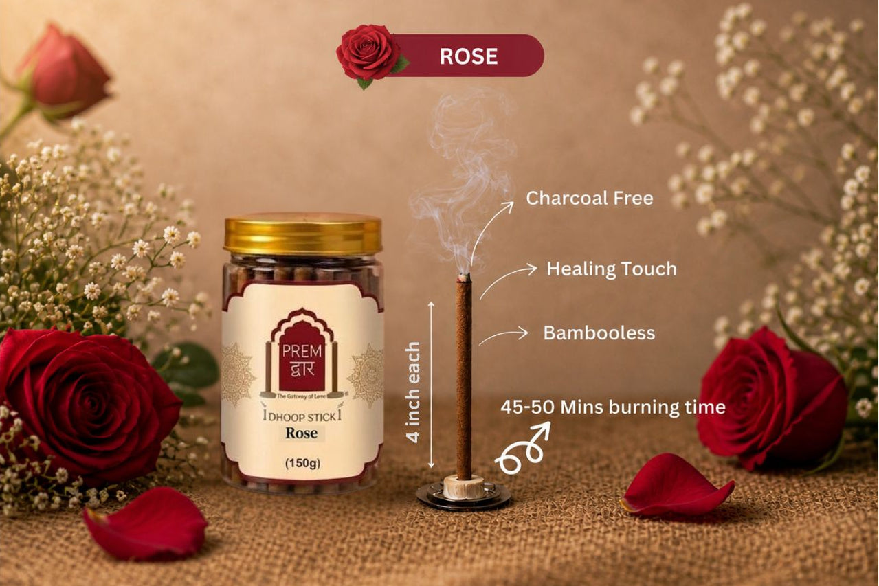 ROSE DHOOP STICKS