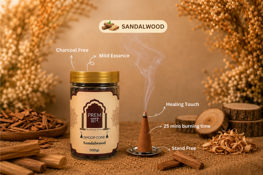 SANDALWOOD DHOOP CONES