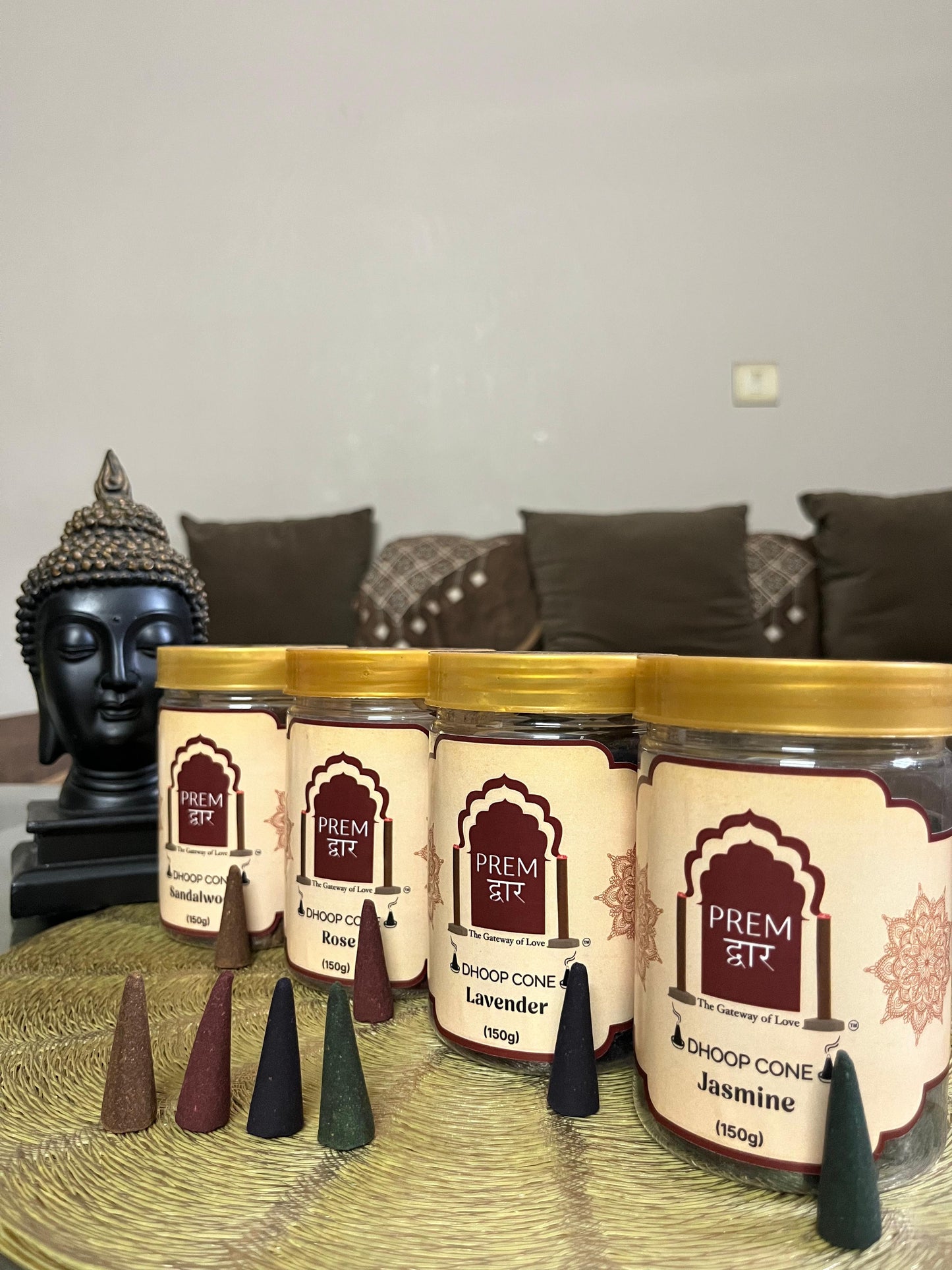 Pack of 4 - Dhoop Cones